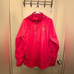Officially Licensed Ferrari Windbreaker.